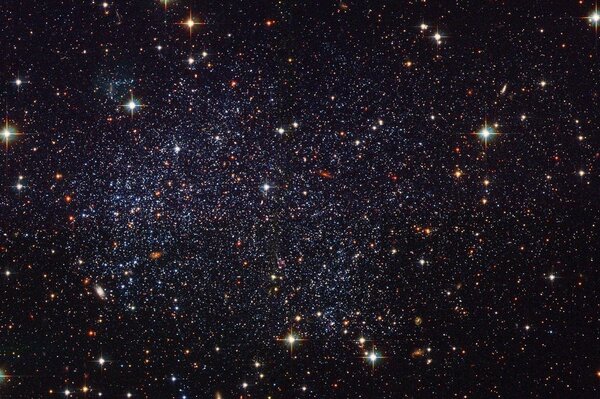 Outer space. Constellations and galaxies