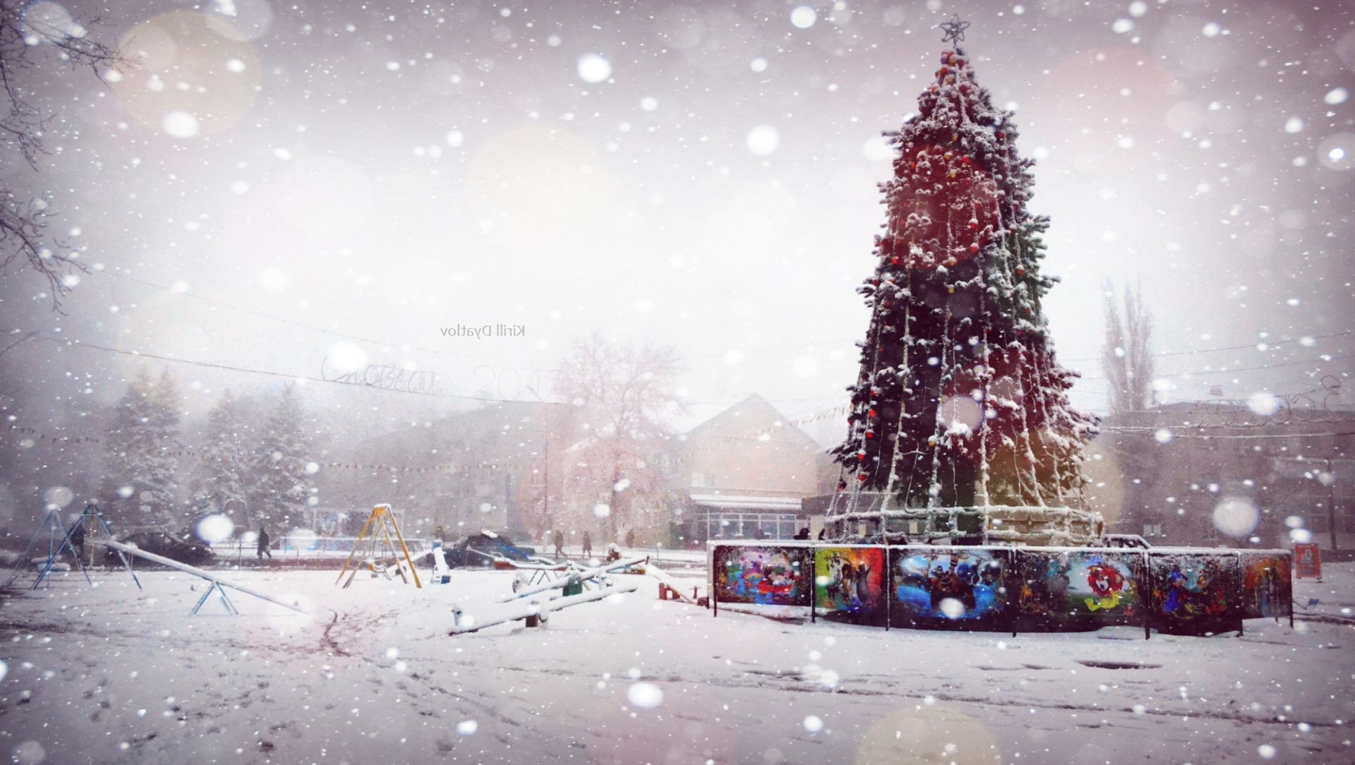 nuovo anno inverno neve natale gelo freddo ghiaccio albero tempo città tempesta di neve congelato auto