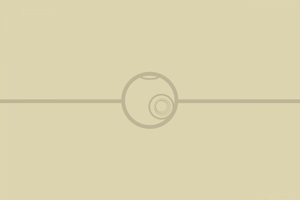 A circle pattern on a beige background