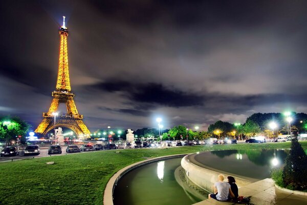 Summer evening in Paris