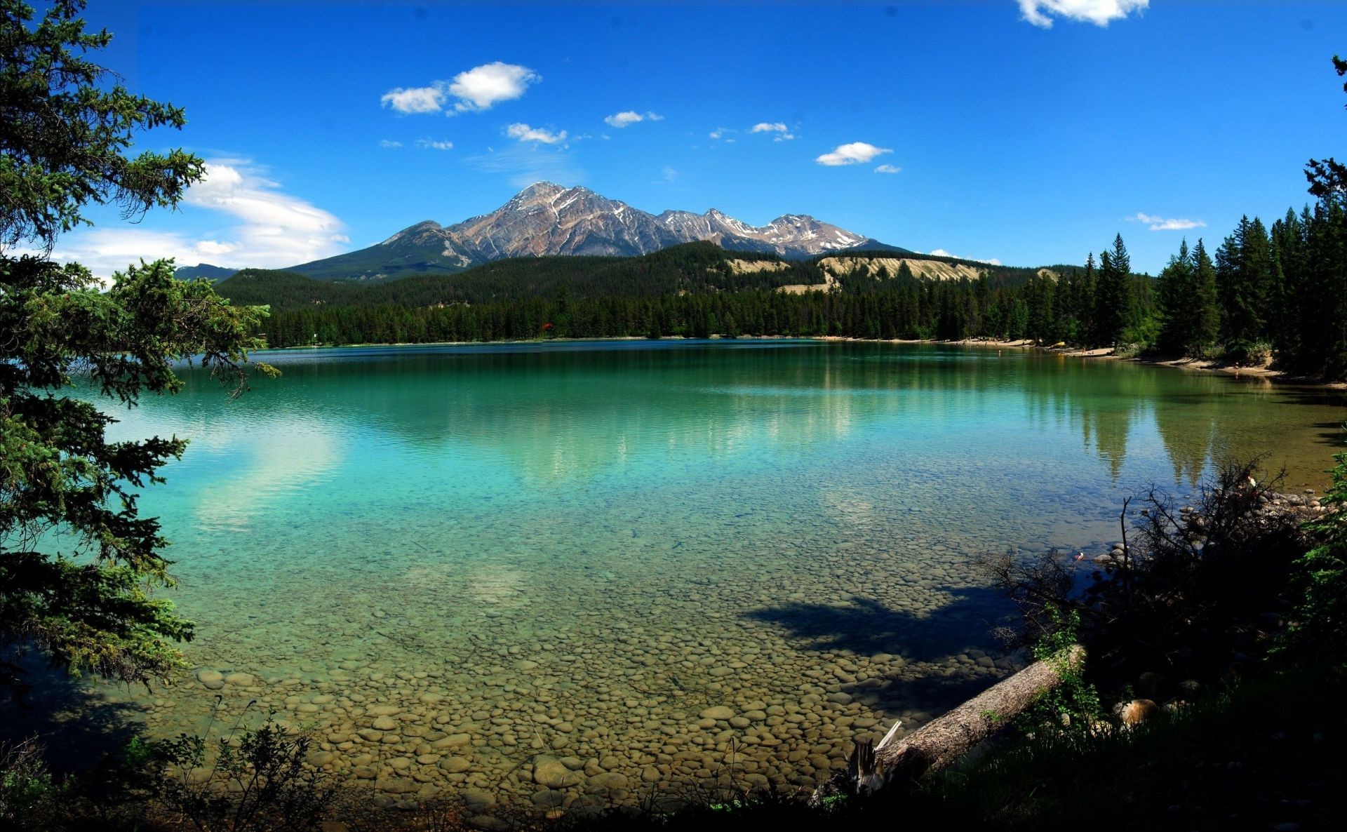 lake water reflection nature outdoors landscape travel sky daylight mountain scenic tree wood river