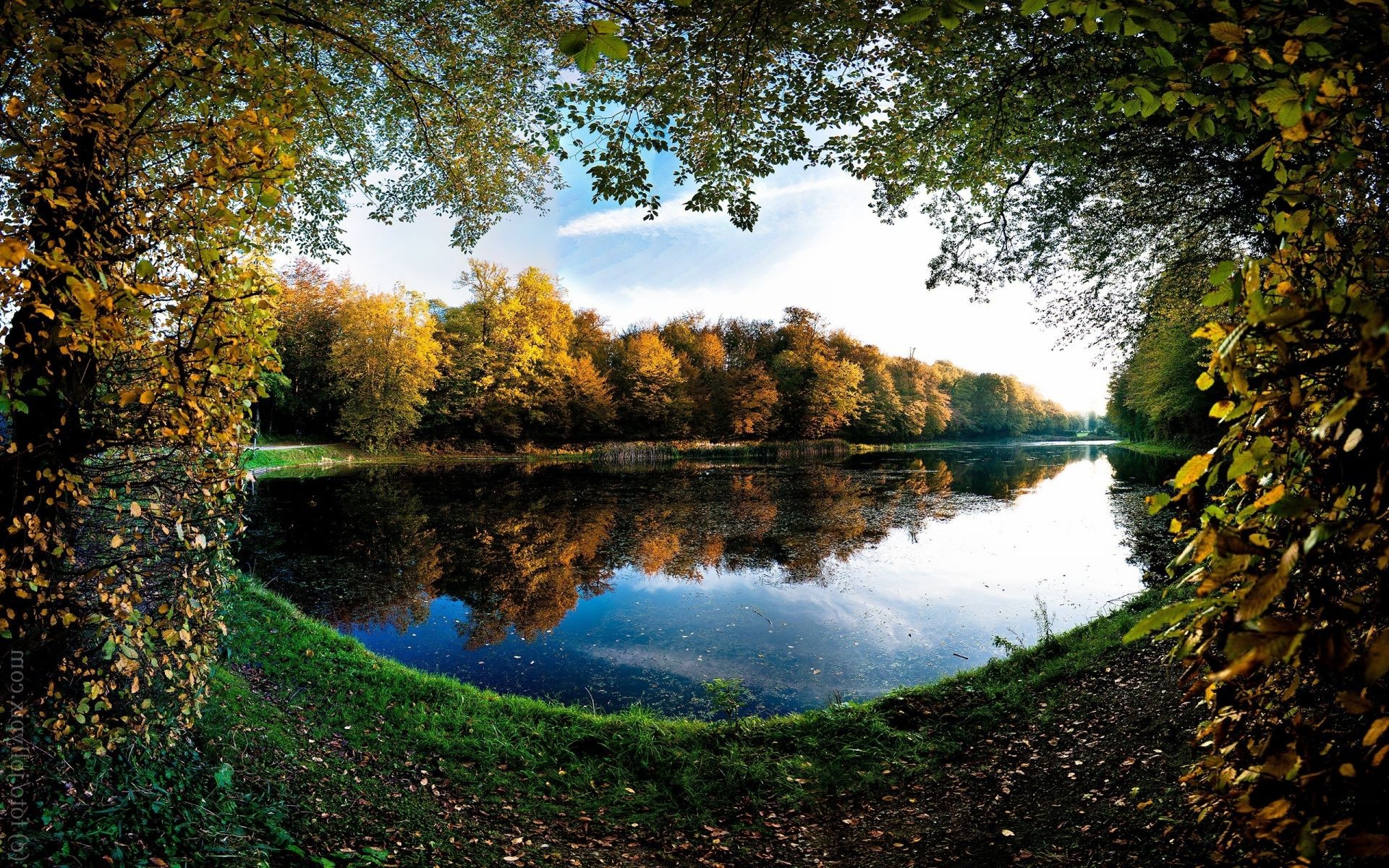 see holz landschaft herbst natur blatt wasser park fluss holz im freien landschaftlich reflexion dämmerung schwimmbad gutes wetter umwelt