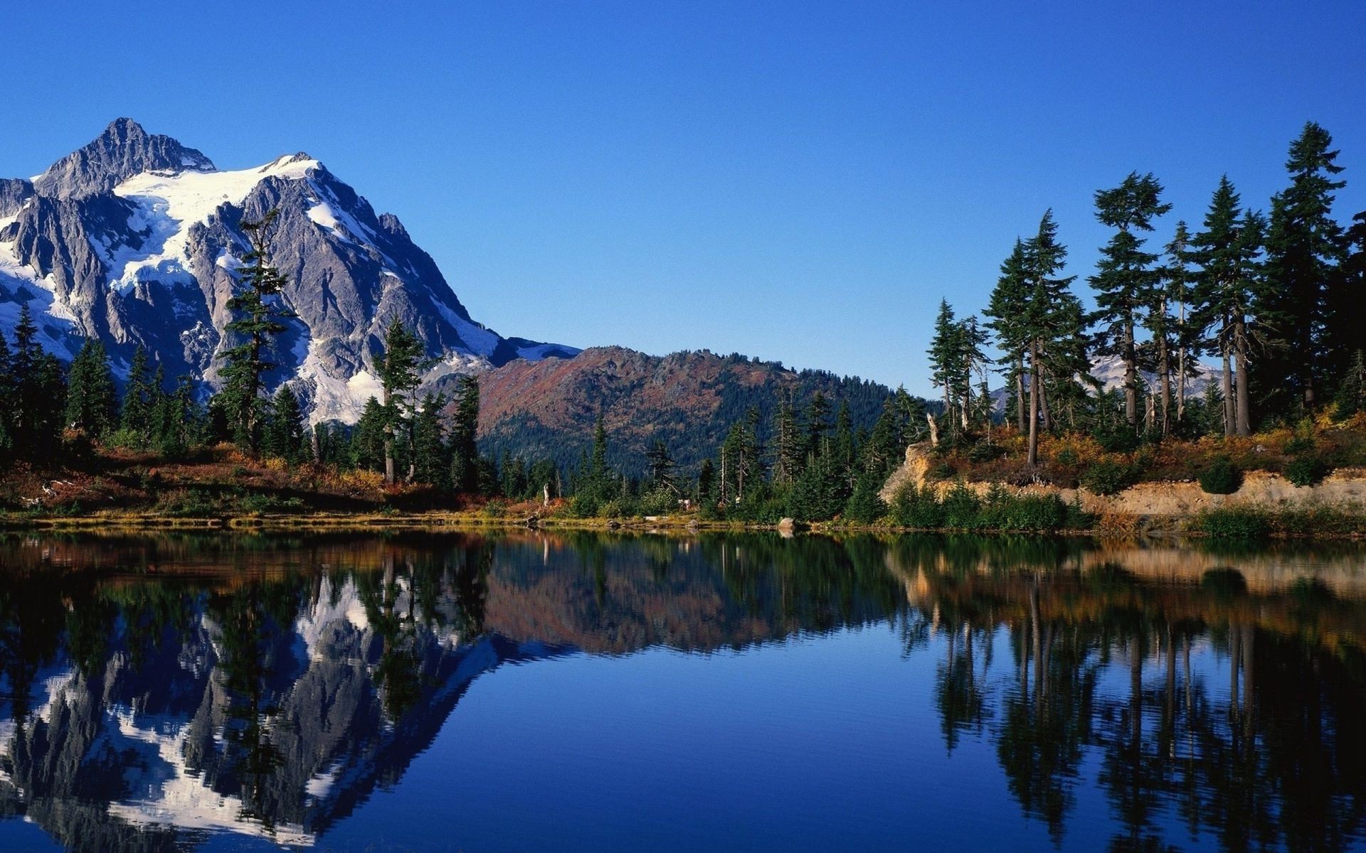 see reflexion wasser natur berge im freien landschaft reisen landschaftlich himmel holz schnee