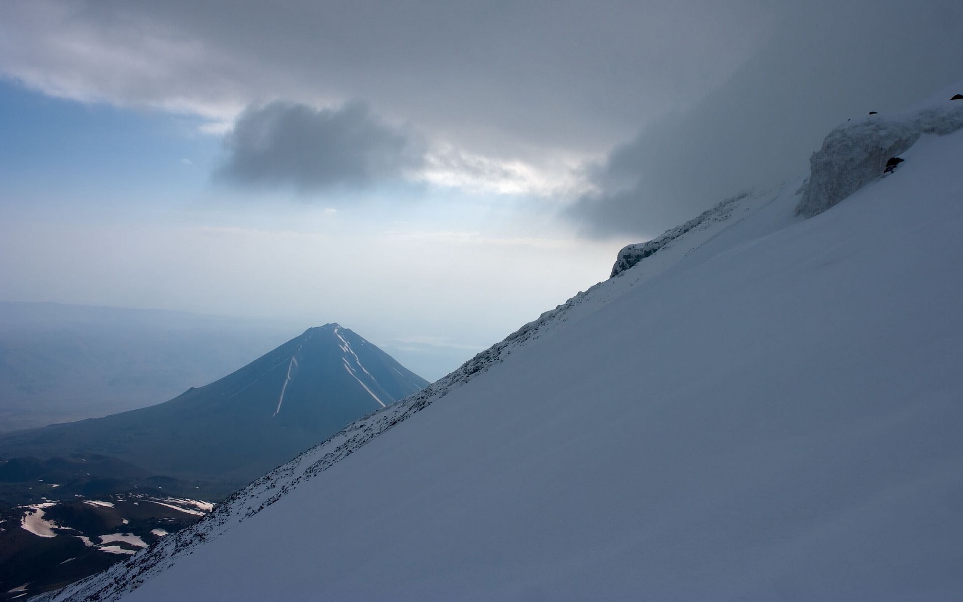 winter schnee berge eis landschaft kälte reisen nebel himmel tageslicht im freien