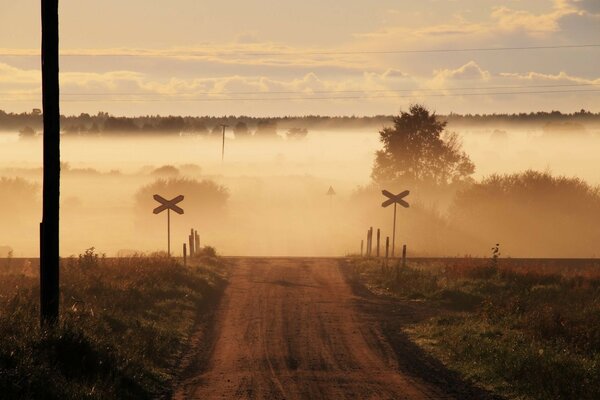 Longue route. Temps sombre