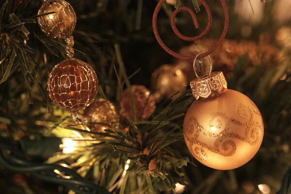 Natale. Palle di Natale. Decorazione dell albero di Natale