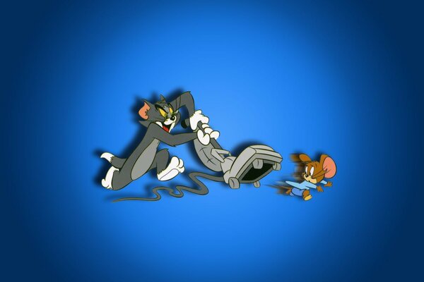 From the cartoon Tom and Jerry