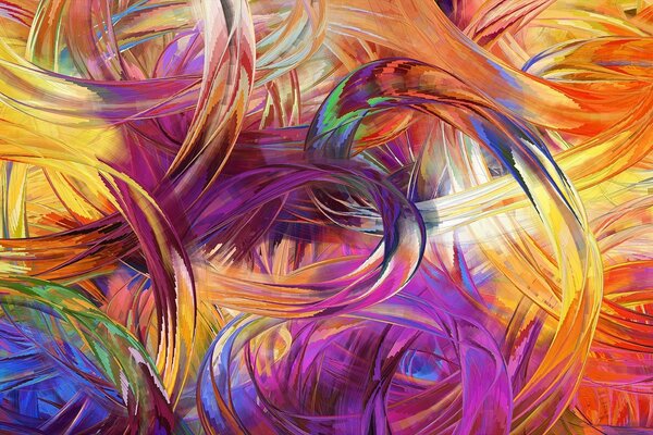 Beautiful colorful abstract art