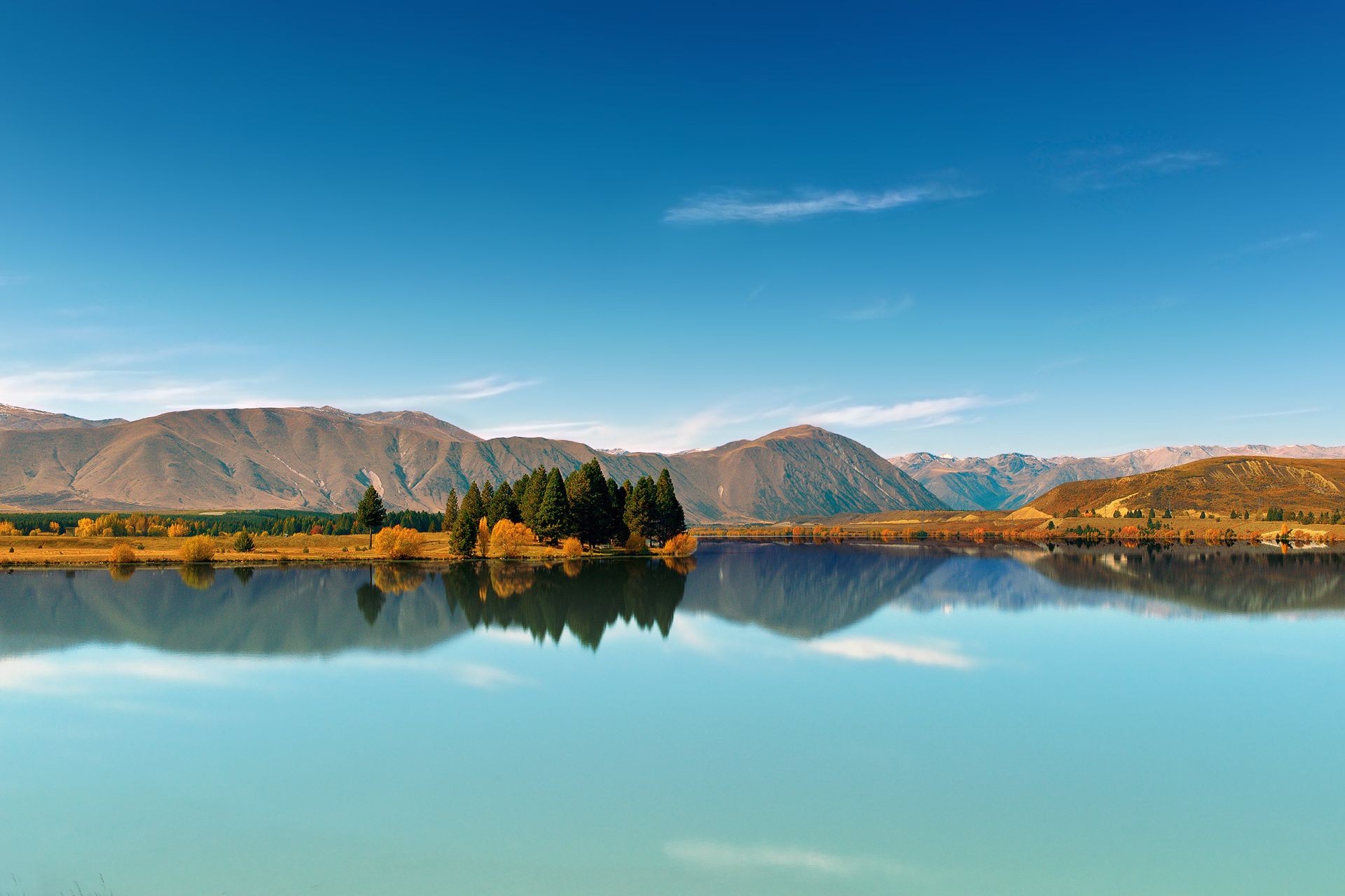 lake reflection water landscape dawn river sunset mountain sky nature outdoors travel snow scenic