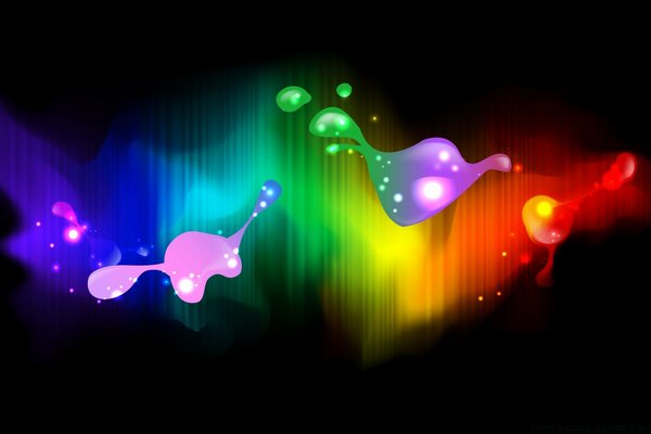 A musical composition of bright colors