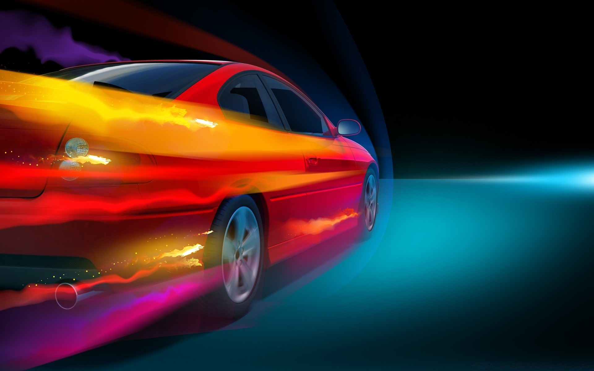 abstracción diseño desenfoque arte coche luz movimiento color llama dinámico escritorio