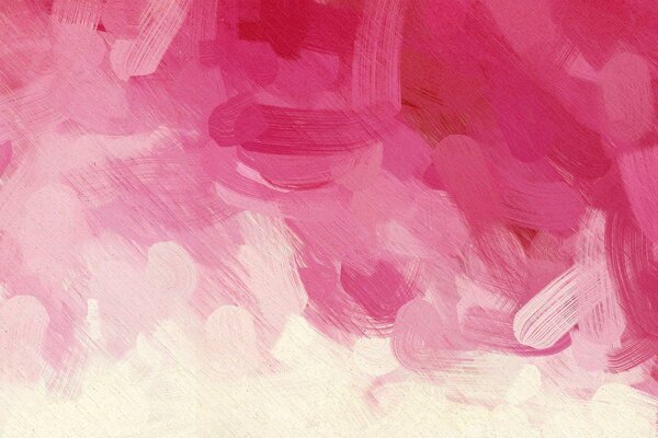 Abstraction of white and pink rose petals