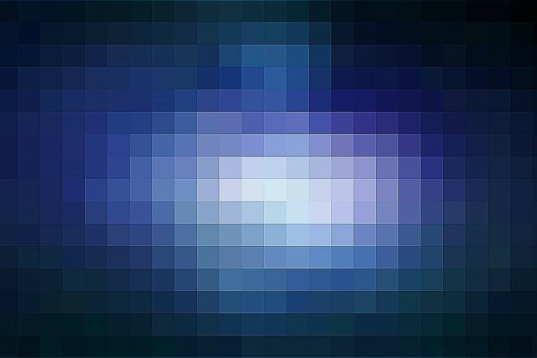 Abstract squares of shades of blue