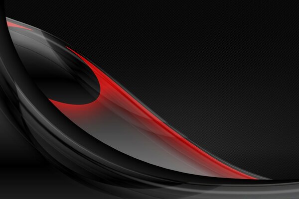 Abstract image in black and red