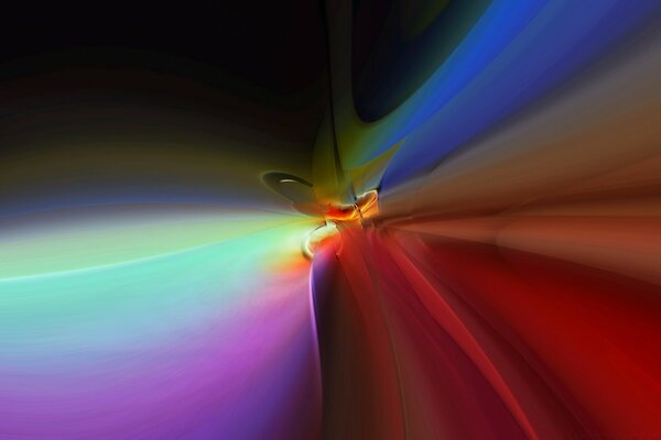 Abstract art: refraction of light