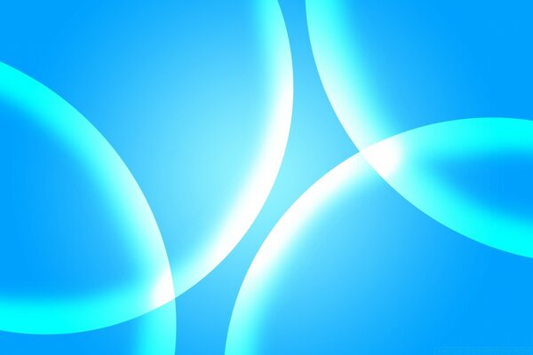 Bright abstraction in blue