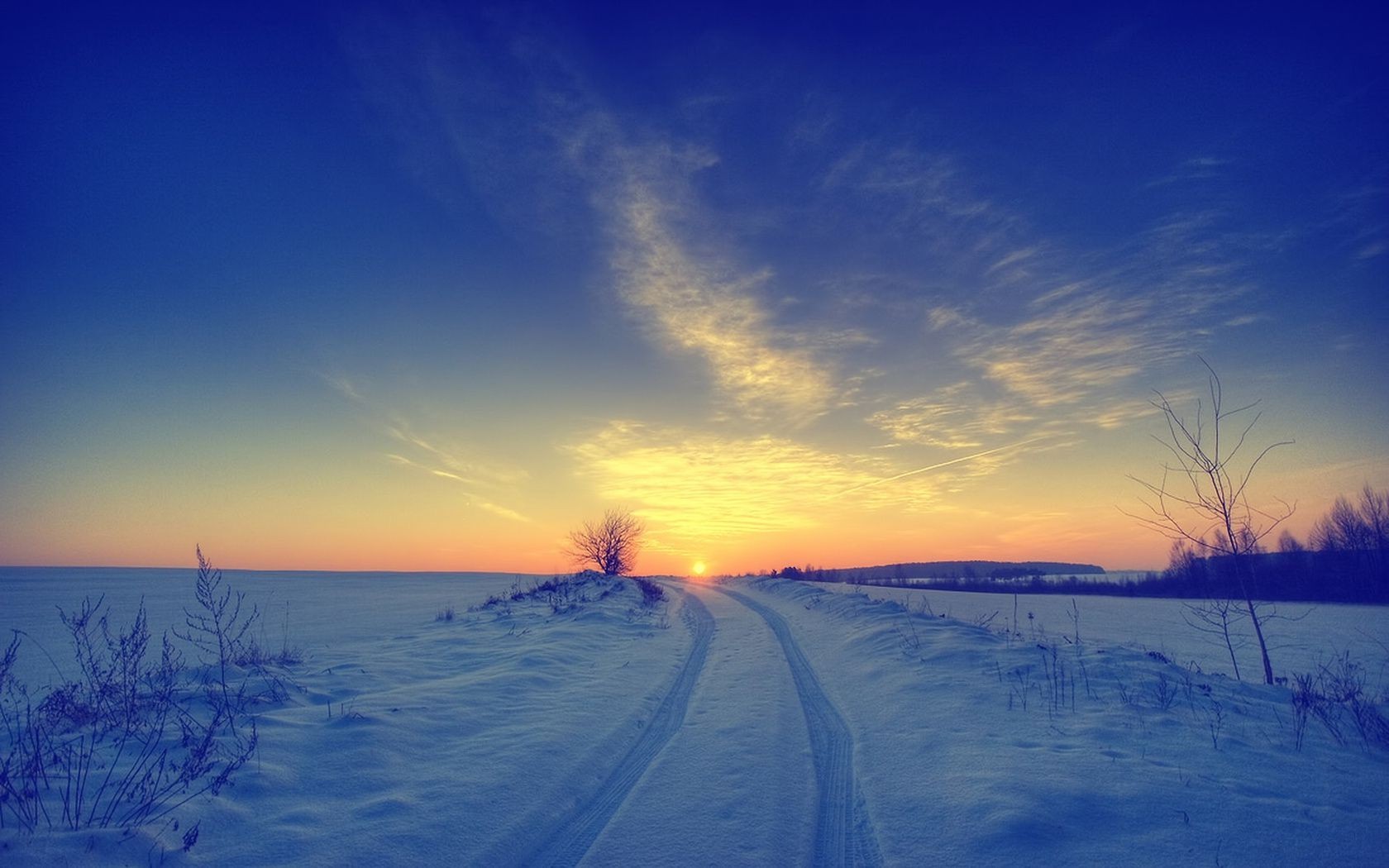 hiver paysage nature ciel aube météo beau temps coucher de soleil neige scénique soleil soir froid extérieur lumière saison