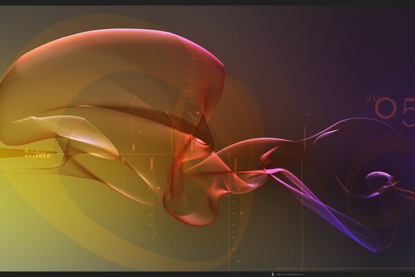 Abstraction graphique vive