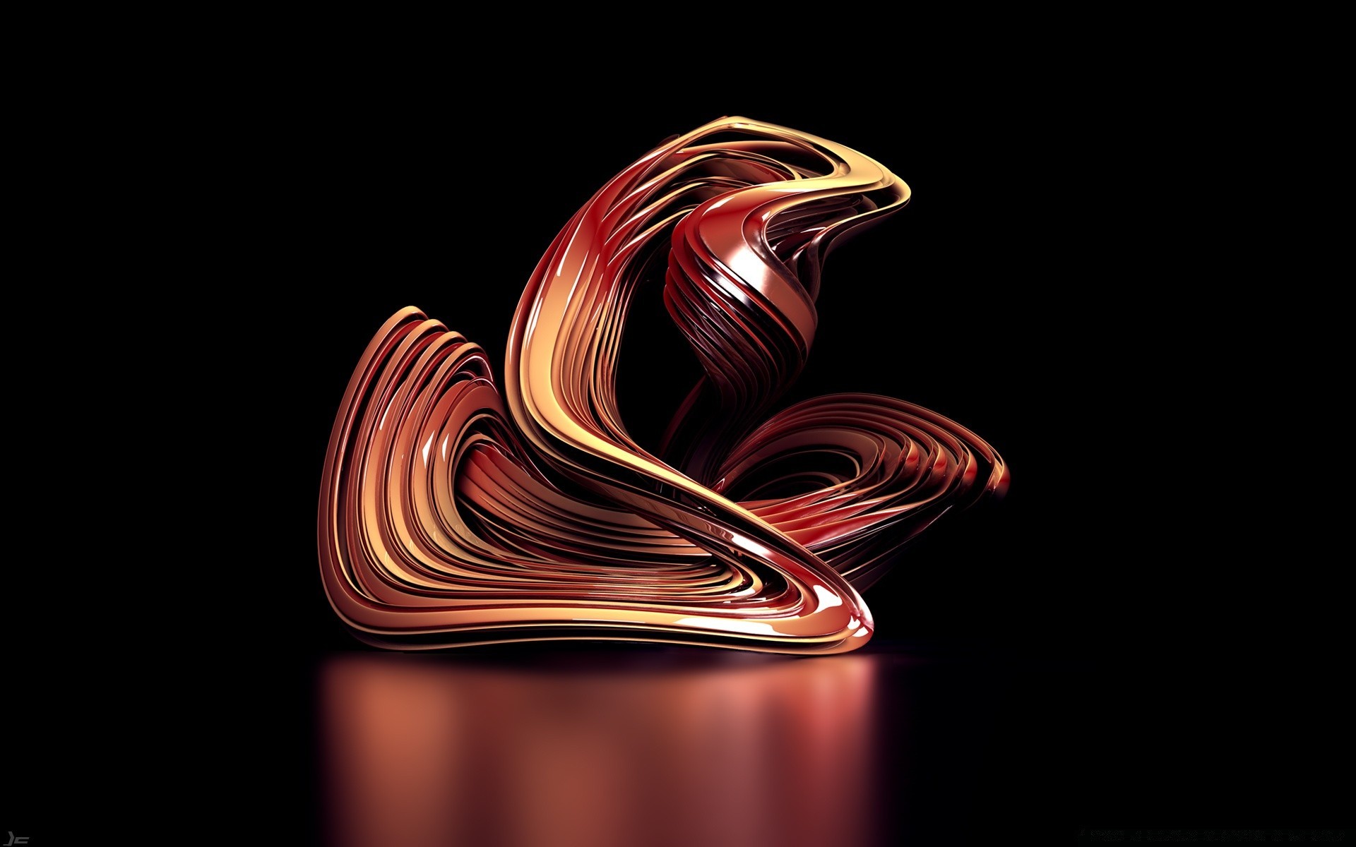 abstract desktop curve shape shining art design illustration