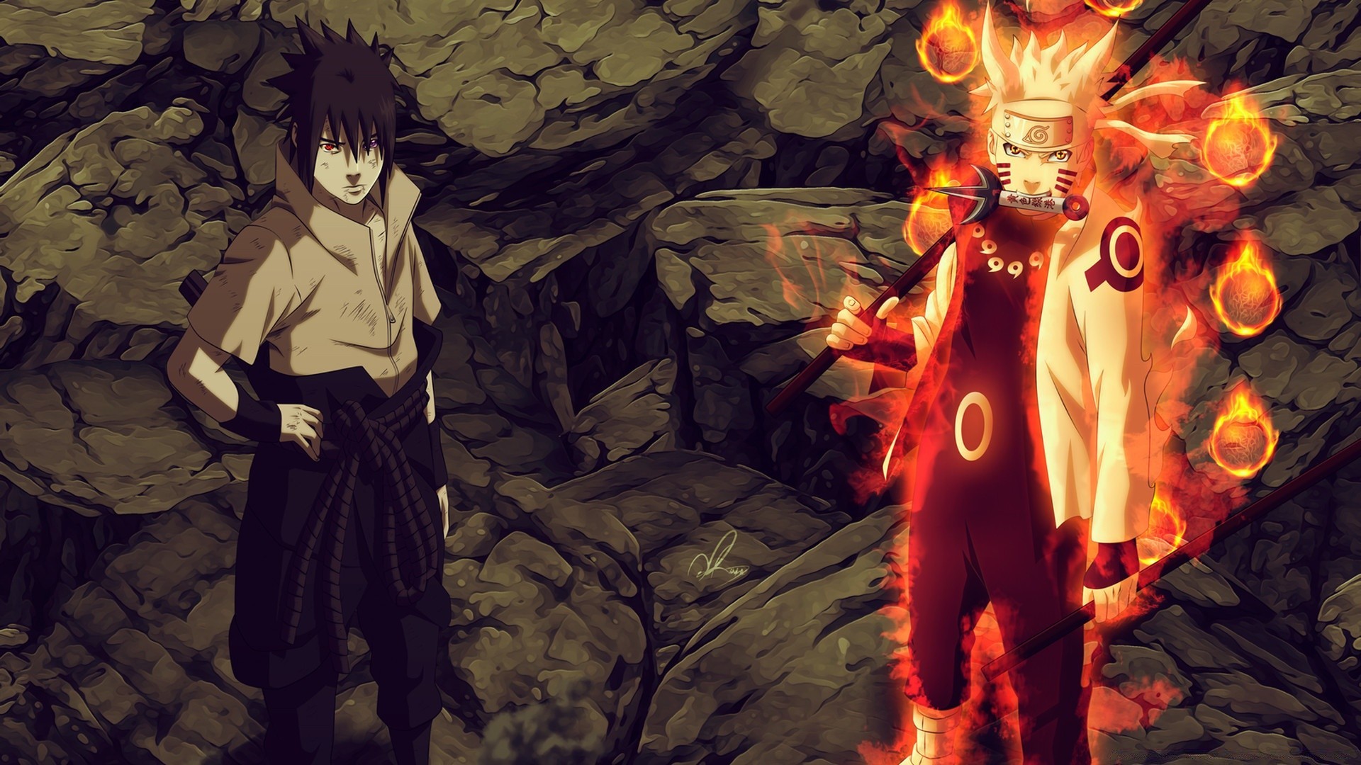 Anime Fights HD - Naruto & Sasuke vs Momoshiki - Boruto Naruto the