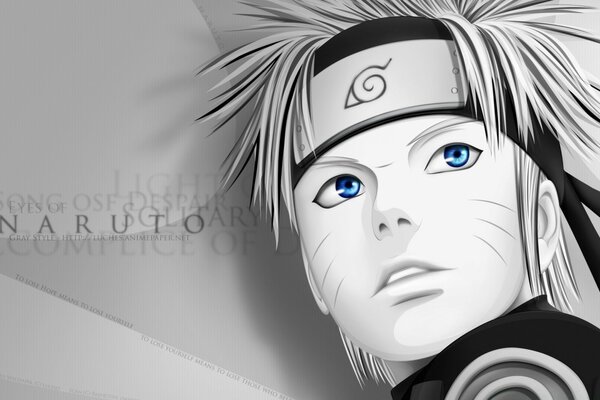 Arte anime ilustración de Naruto