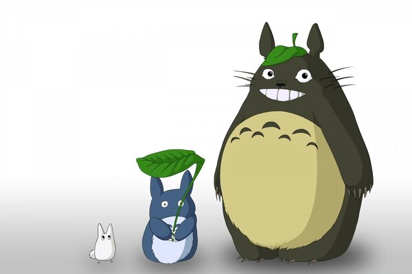 Süße Zeichentrickfiguren Mein Nachbar Totoro 