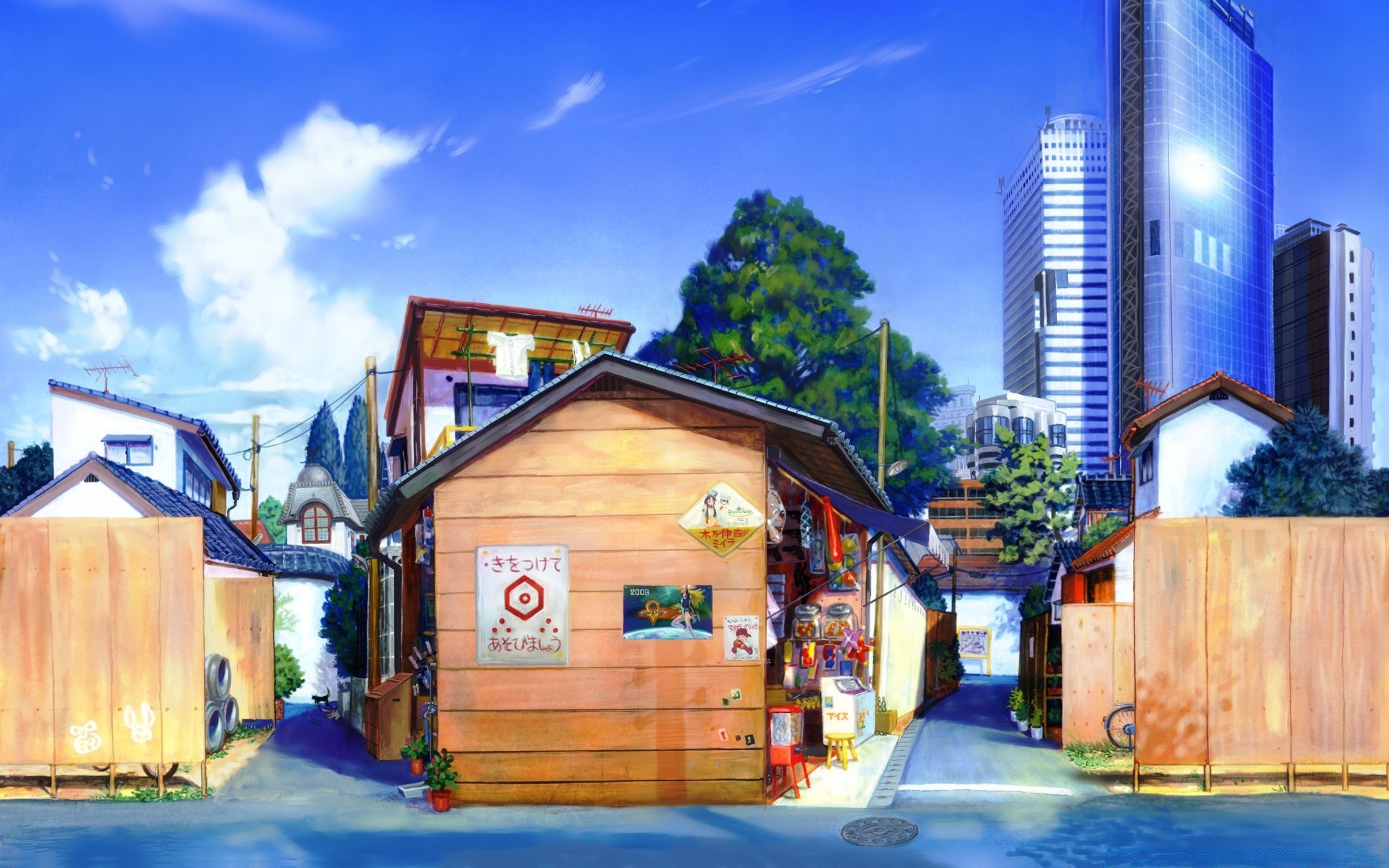 anime architektur reisen straße im freien stadt haus tourismus haus stadt horizontal straße hotel himmel