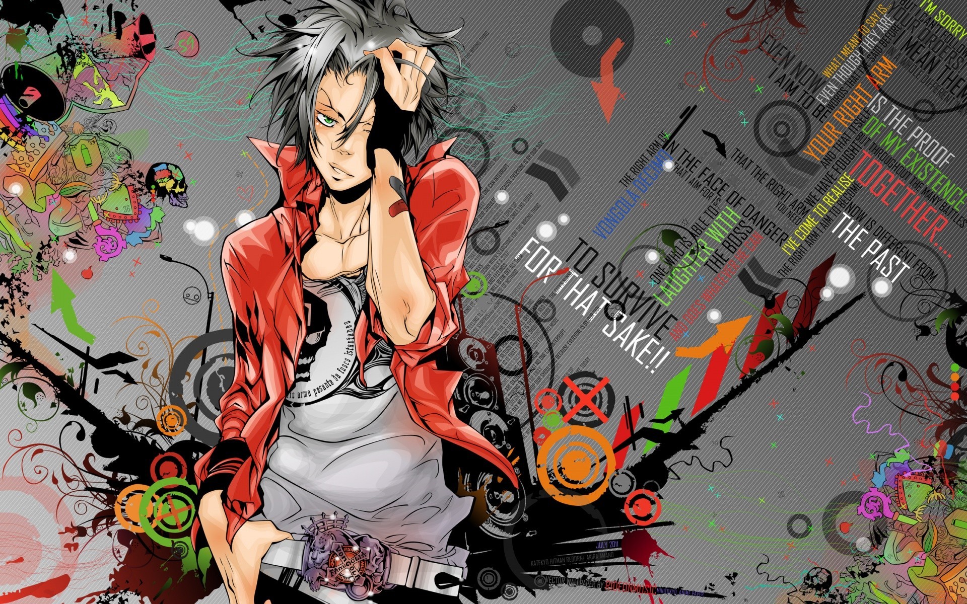 anime illustration mode frau graffiti kunst