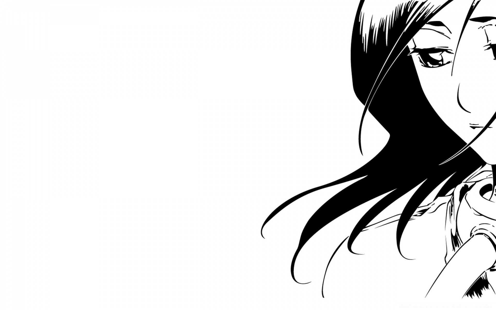 anime fille illustration femme bureau vecteur art résumé portrait belle conception cheveux silhouette graphique style mode visage modèle