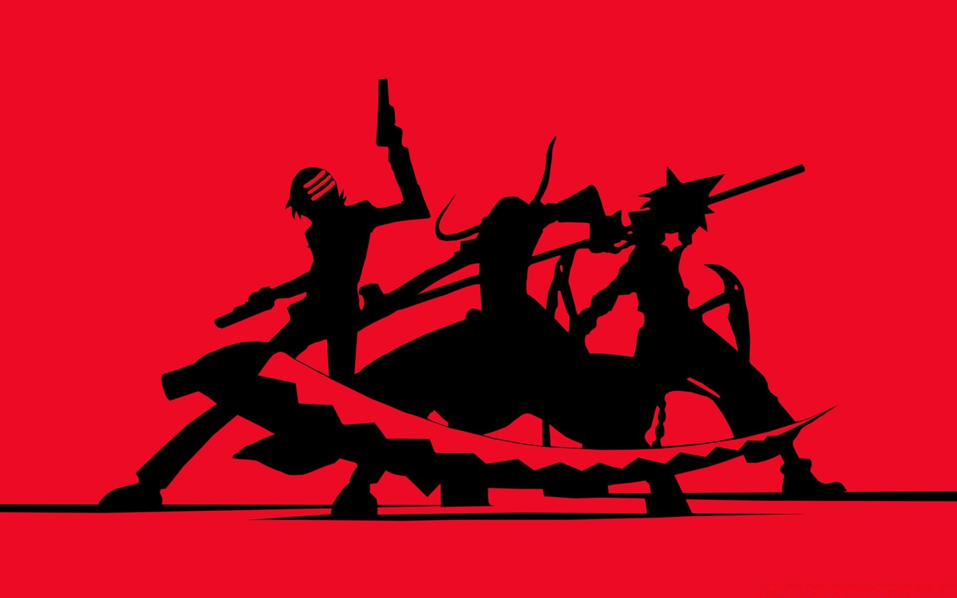 anime silhouette vector combat illustration outline desktop war design art graphic contour sport man flag symbol gun battle