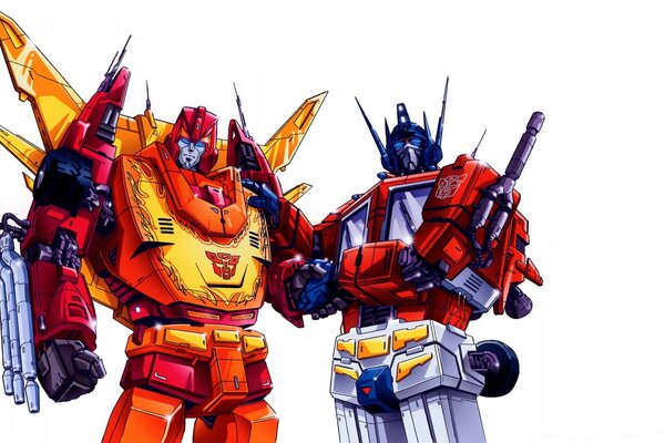 Anime two big transformers