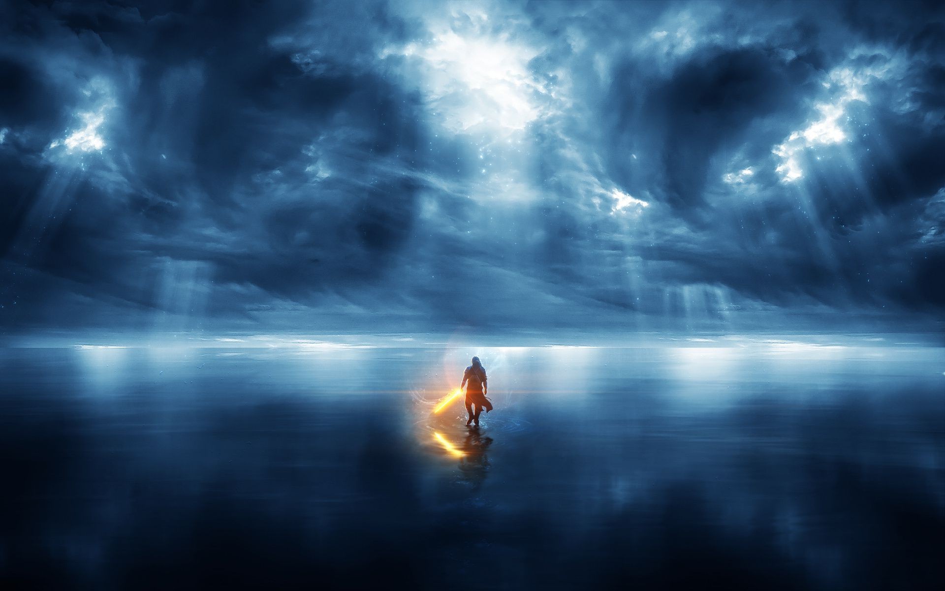 солнце воды молния на открытом воздухе рассвет природа шторм небо закат