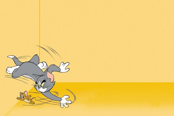 Tom und Jerry Katze Maus jagen Wut Lachen