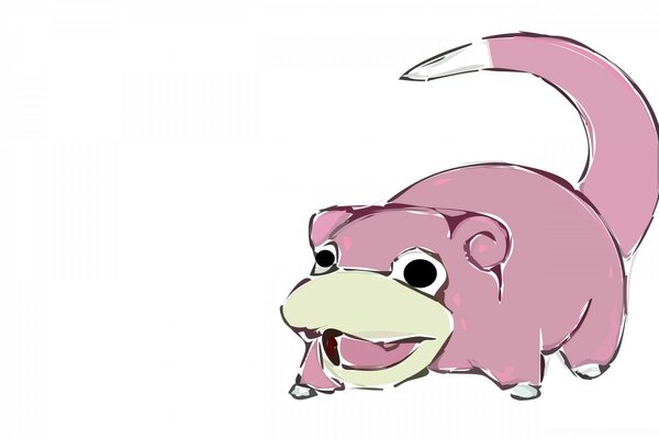 Anime cute lilac animal