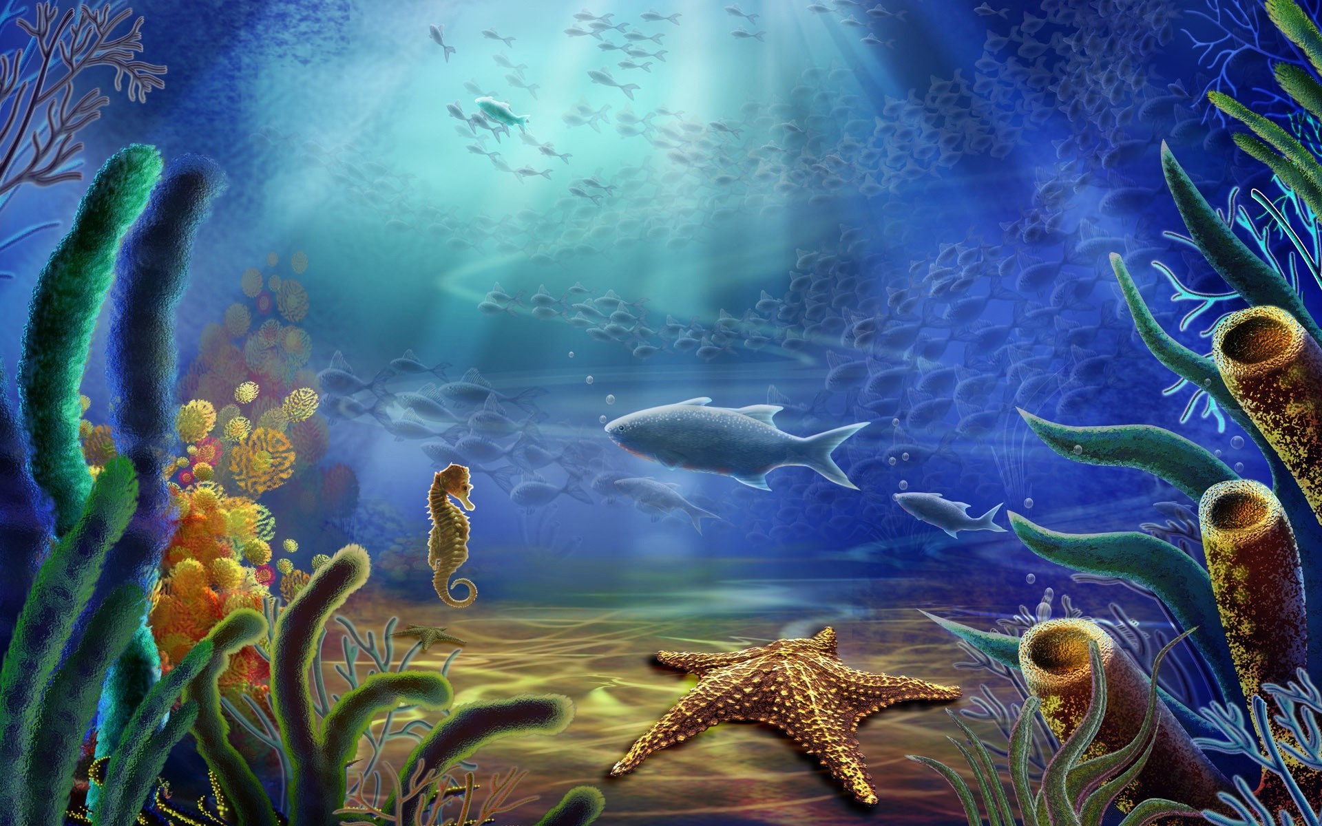 drawings underwater fish coral reef water aquarium ocean diving sea swimming deep marine invertebrate tropical submarine scuba aquatic