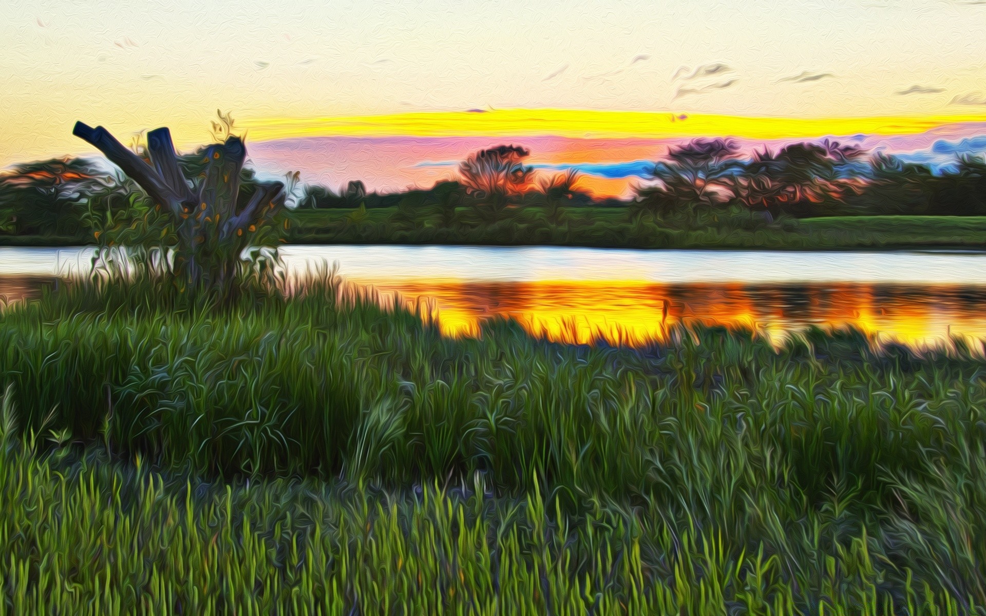 zeichnungen landschaft feld gras bauernhof natur heuhaufen himmel sonne des ländlichen sommer farbe landwirtschaft sonnenuntergang im freien land horizont flora licht gutes wetter