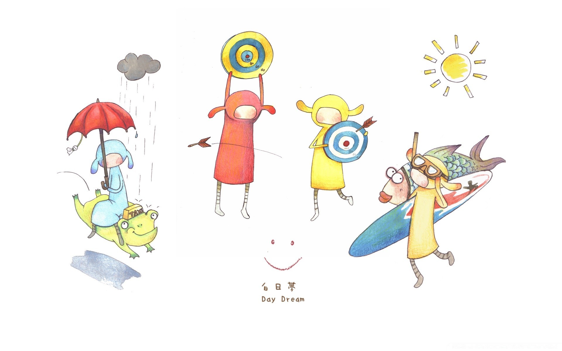 drawings sketch illustration funny child fun cute character