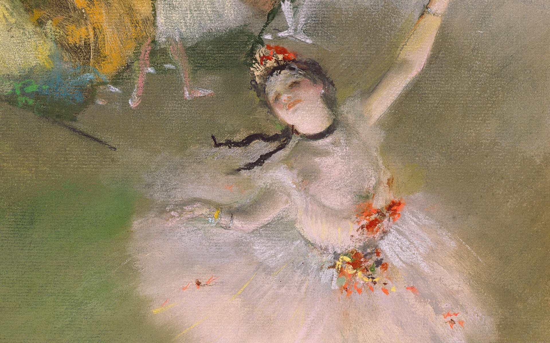 Балерина в живописи импрессионистов. 
