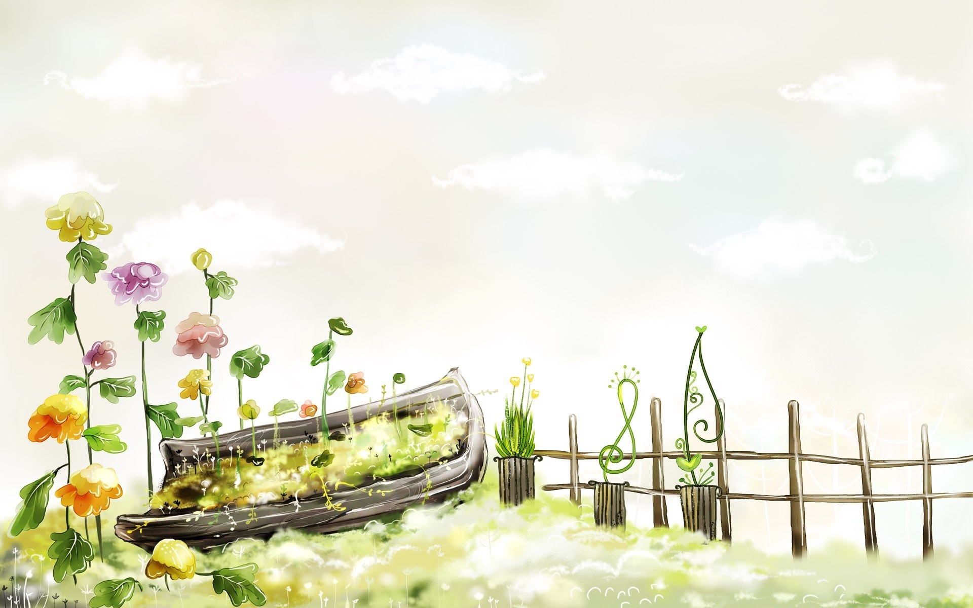 drawings nature flower leaf grass summer outdoors travel flora sky garden