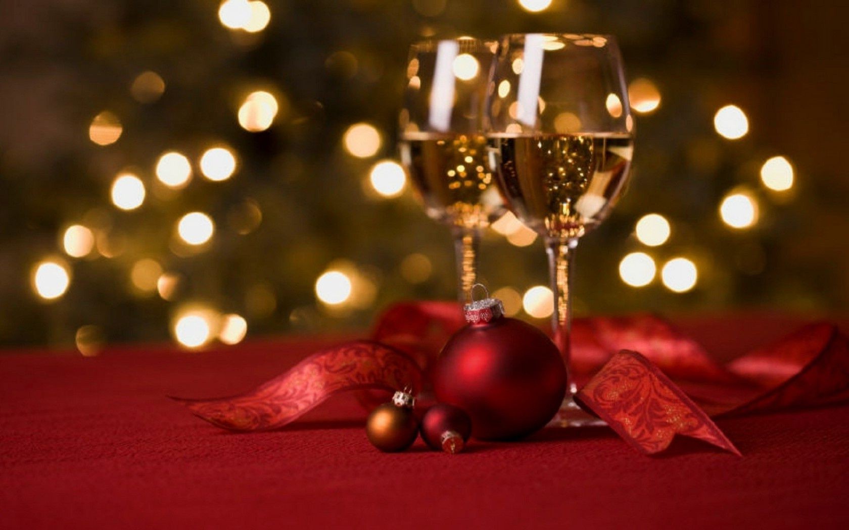 natale vacanza vino oro vetro decorazione eva inverno splende partito candela champagne vacanza nuovo anno sfocatura filo luce