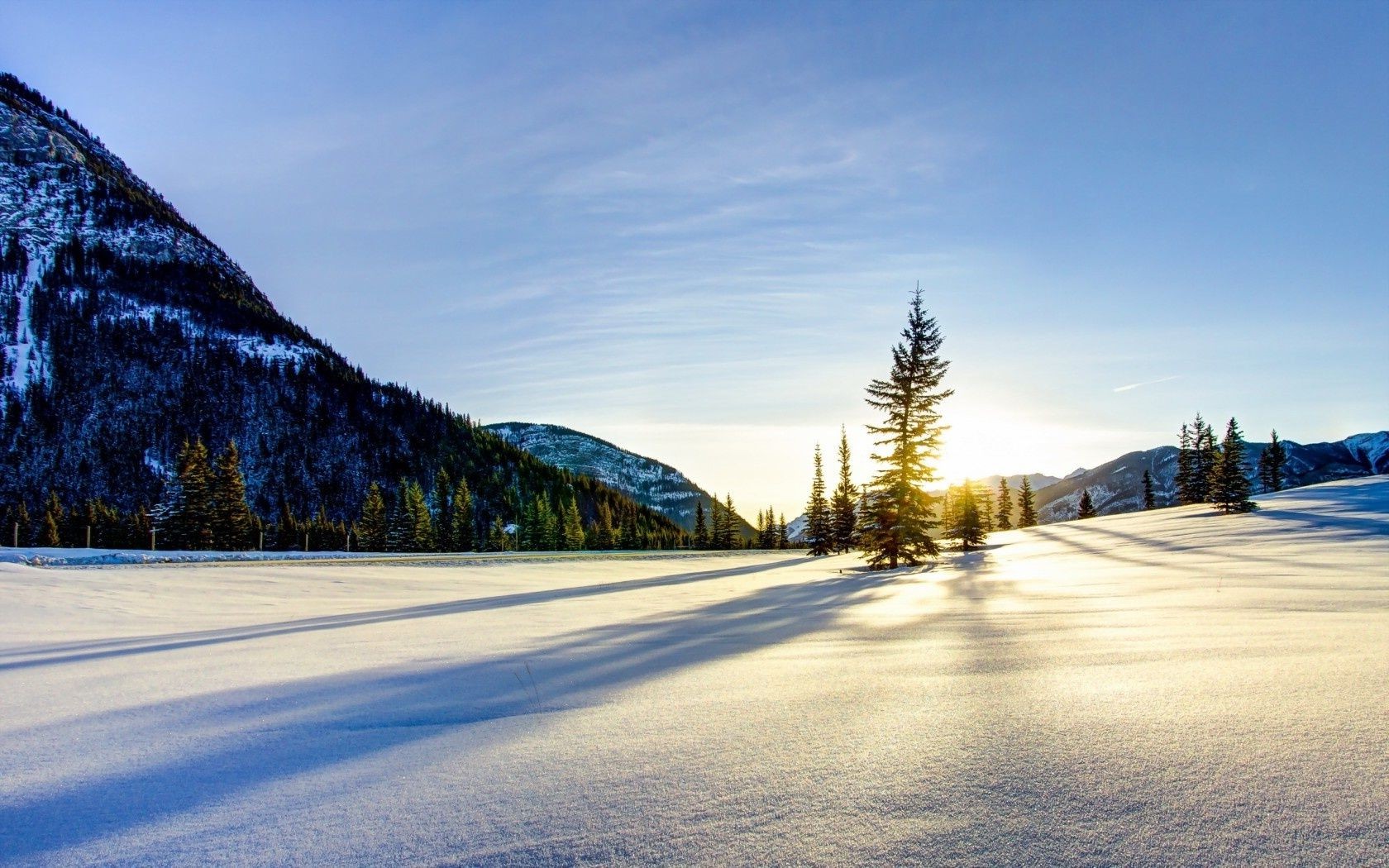 winter schnee landschaft baum straße berge holz landschaftlich kalt natur reisen himmel eis gefroren guide saison