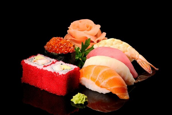Суши Роллы Еда Рыба, морепродукты, суши, роллы обои для рабочего стола