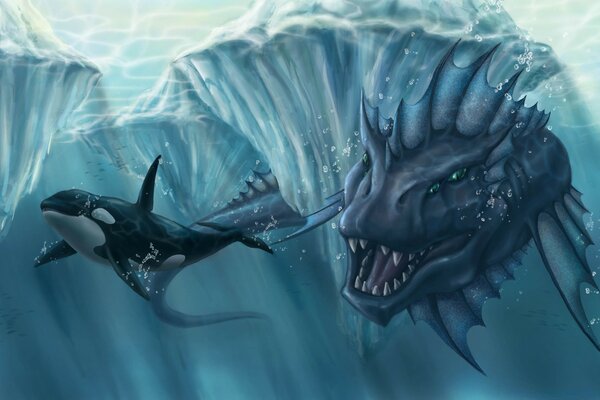 Mythical creatures of the underwater world