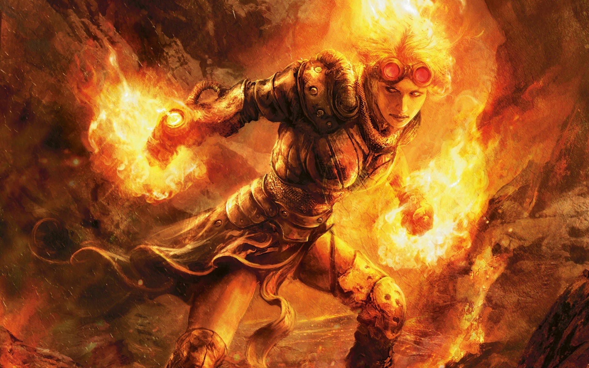 fantasy flame smoke magic heat danger painting nightmare