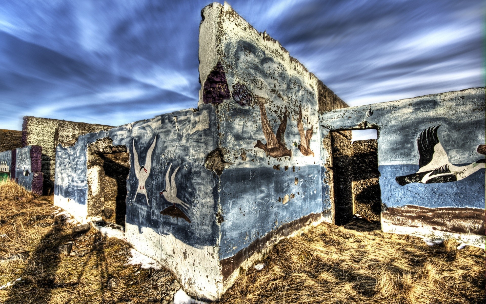 graffiti architettura cielo vecchio abbandonato viaggi antico casa all aperto pietra casa religione pareti rovina paesaggio roccia natura