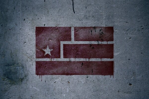 Arte bandera resistencia graffiti