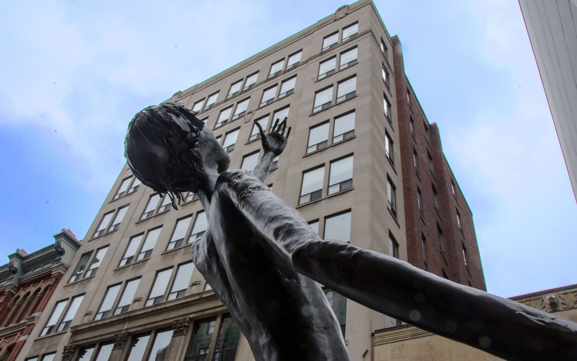 sculture architettura città cielo casa centro all aperto urbano viaggi affari vetro finestra cielo blu statua