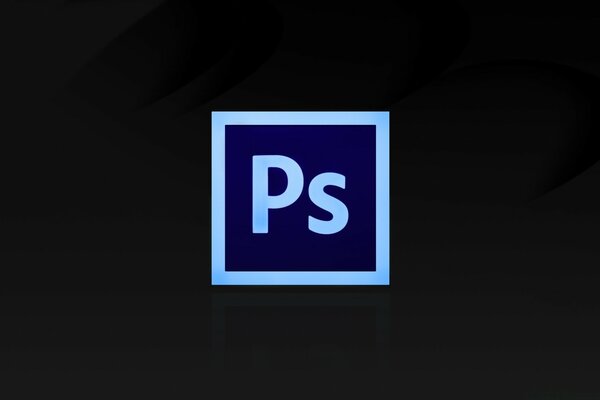 Photoshop wallpaper dark on the desktop