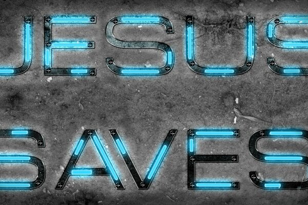 Iscrizione jesus saves per il desktop