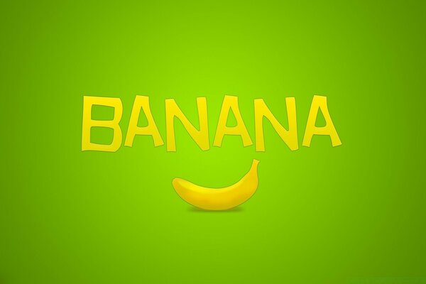 Papel de parede positivo Com Banana